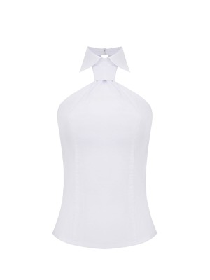 Dar Ann TIE Top in Weiß