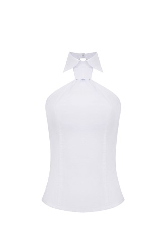 Dar Ann TIE Top in Weiß