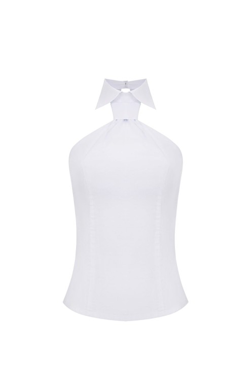 Dar Ann TIE Top in Weiß