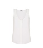 Dar Ann PAPER-CRISP Top in Weiß