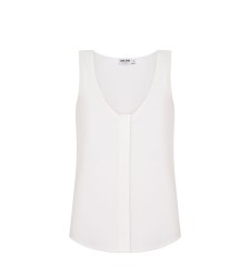 Dar Ann PAPER-CRISP Top in Weiß