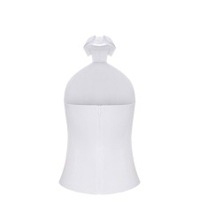 Dar Ann TIE Top in Weiß