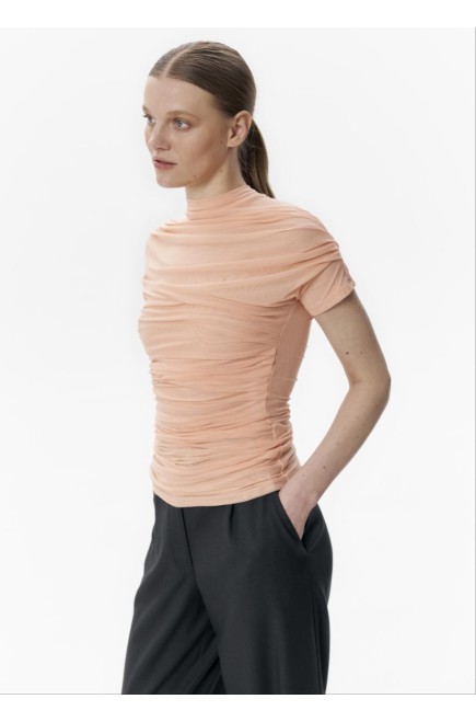 Dar Ann NYX Top in Pfirsichfarben