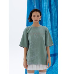 Dyeing ABCD T-Shirt  (Olive)