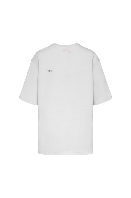 T-Shirt mit Kronenprint (Ivory - Elfenbein)
