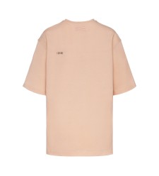 T-Shirt mit Kronenprint (Beige)