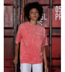 EGORINI T-Shirt Namaste mit Färbeeffekt (Rosa)