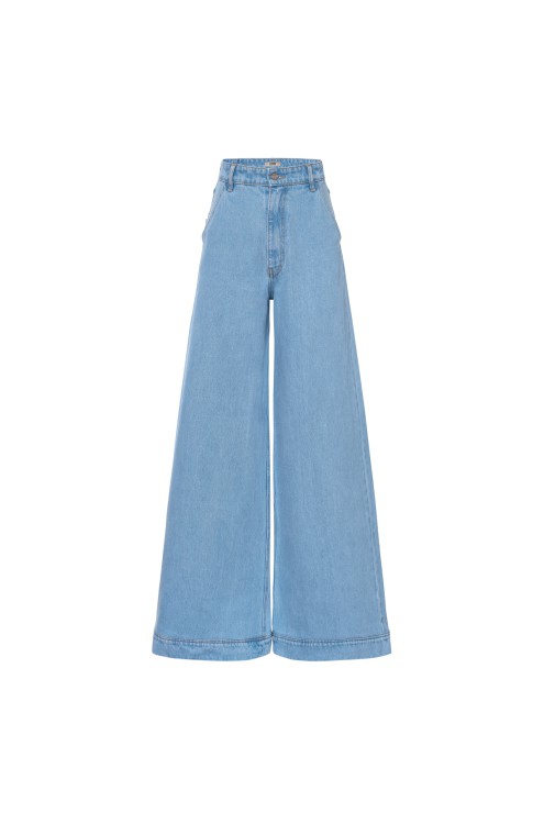 Jeans Palazzo (Blau)