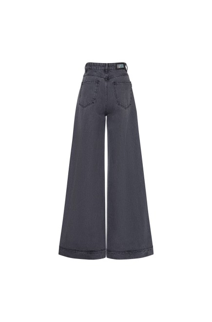Jeans Palazzo (Dunkelgrau)