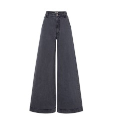 Jeans Palazzo (Dunkelgrau)