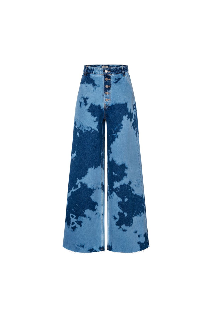 Jeans Palazzo Tie Dye (Blau)