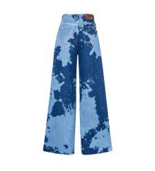 Jeans Palazzo Tie Dye (Blau)