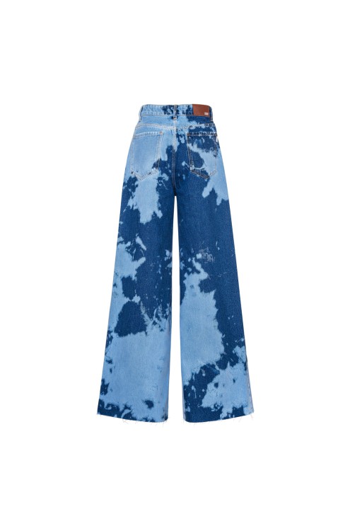 Jeans Palazzo Tie Dye (Blau)