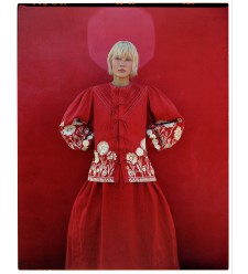 Bluse Panna von EMBROIDEREDGEM (Rot)