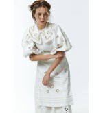 Kleid Yaryna von EMBROIDEREDGEM (Creme)