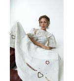 Kleid Yaryna von EMBROIDEREDGEM (Creme)