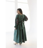 Kleid  Orysia von EMBROIDEREDGEM (Grün)