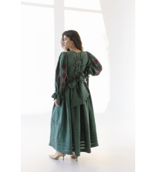 Kleid  Orysia von EMBROIDEREDGEM (Grün)