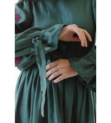 Kleid  Orysia von EMBROIDEREDGEM (Grün)