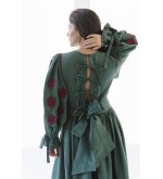 Kleid  Orysia von EMBROIDEREDGEM (Grün)