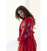 Kleid Ruta von EMBROIDEREDGEM (Rot)