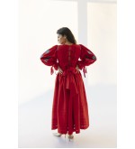 Kleid Ruta von EMBROIDEREDGEM (Rot)
