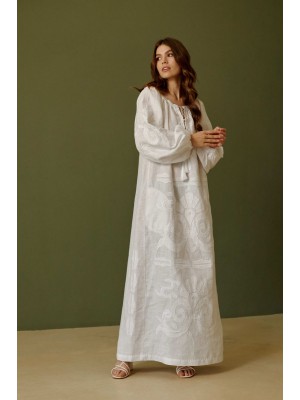 Kleid Tina von EmbroideredGem (weiß)