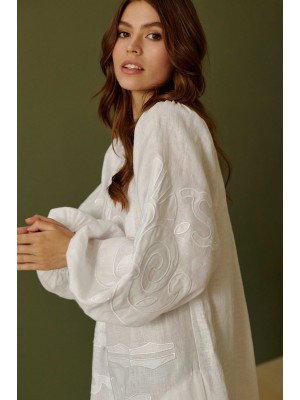 Kleid Tina von EmbroideredGem (weiß)