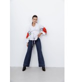 Bestickte Bluse Hanna von EmbroideredGem (Weiß)