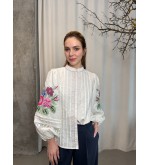 Bluse Lada von EMBROIDEREDGEM (Weiß)
