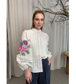Bluse Lada von EMBROIDEREDGEM (Weiß)