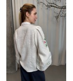 Bluse Lada von EMBROIDEREDGEM (Weiß)