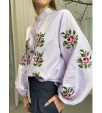 Bluse Pavla im neuen Design von EmbroideredGem (zarter Lavendel)