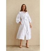 Kleid Oscar von EMBROIDEREDGEM (Weiß)
