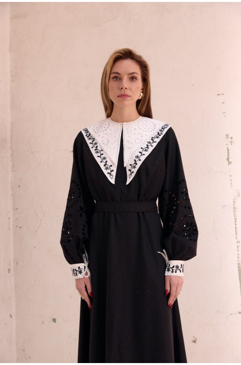 Kragen und Manschetten Set von EMBROIDEREDGEM (Weiß)