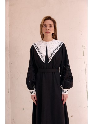 Kleid Olena von EMBROIDEREDGEM (Graphit)
