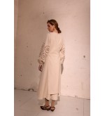 Kleid Olena von EMBROIDEREDGEM (Creme)