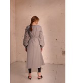 Kleid Olena von EMBROIDEREDGEM (Grau)