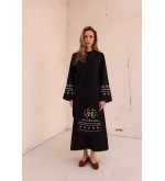 Kleid Lesya von EMBROIDEREDGEM (Schwarz)