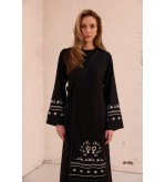 Kleid Lesya von EMBROIDEREDGEM (Schwarz)