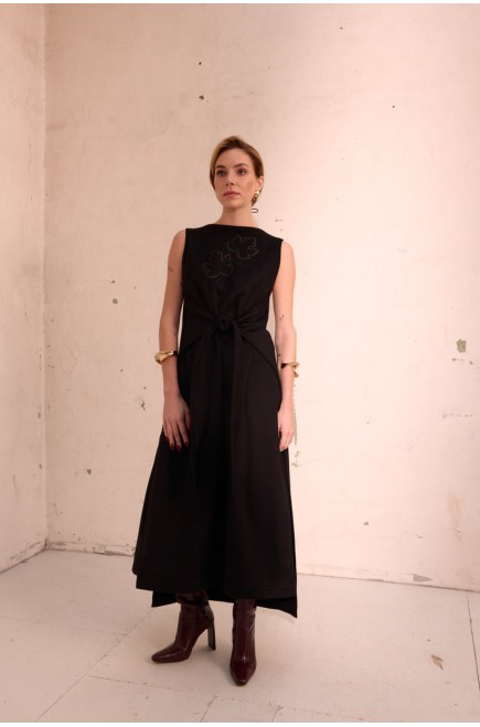 Kleid-Weste Olga von EMBROIDEREDGEM (Schwarz)