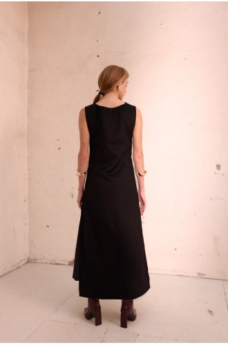 Kleid-Weste Olga von EMBROIDEREDGEM (Schwarz)