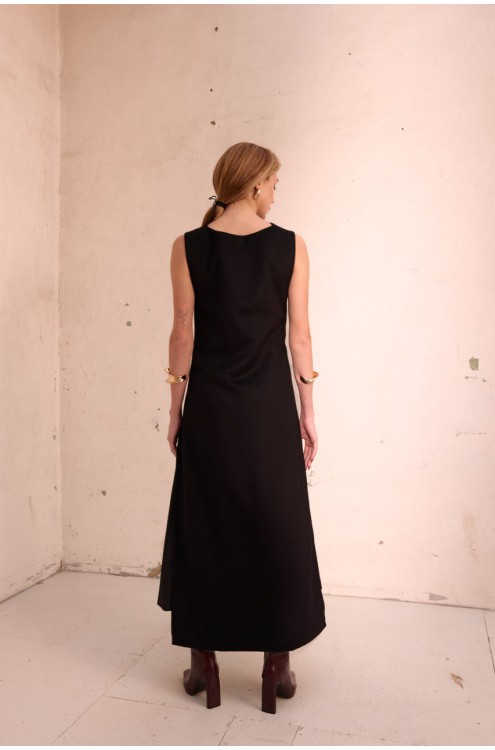 Kleid-Weste Olga von EMBROIDEREDGEM (Schwarz)