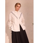 Bluse Olena von EMBROIDEREDGEM (Weiß)