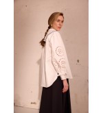 Bluse Olena von EMBROIDEREDGEM (Weiß)