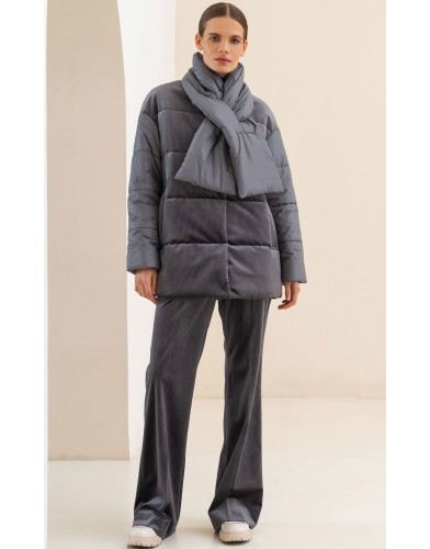 Frizman Steppjacke mit Winterstop® Membran und Comfortemp® Kunstdaunenfüllung (Grey Shark)