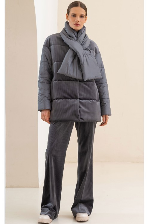 Frizman Steppjacke mit Winterstop® Membran und Comfortemp® Kunstdaunenfüllung (Grey Shark)