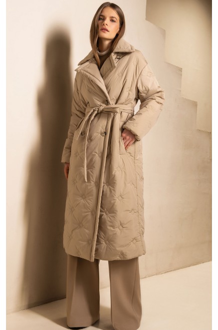 Frizman Padded Coat with Comfortemp® Faux-Down (Sand)