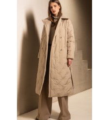 Frizman Padded Coat with Comfortemp® Faux-Down (Sand)