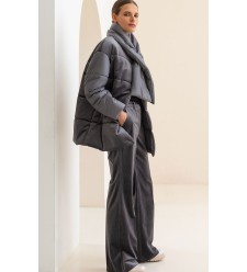 Frizman Padded Jacket with Winterstop® Membrane and Comfortemp® Faux-Down (Grey Shark)